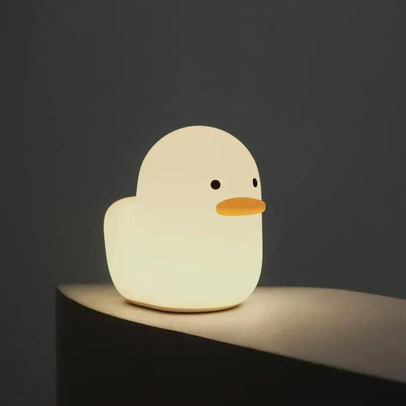 Colorful Fun Duck LED Nightlight | Rechargeable Bedside Table Lamp