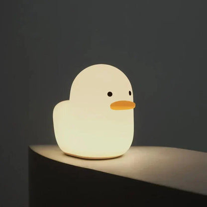 Colorful Fun Duck LED Nightlight | Rechargeable Bedside Table Lamp