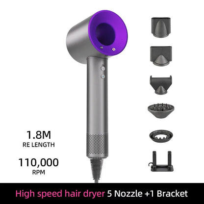 Fast Ion Hair Dryer with Advanced Temperature Control