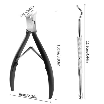 Toenail Clippers for Thick Nails, Stainless Steel Nail Trimmer