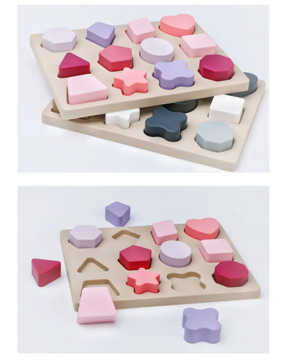 Fun Learning Silicone Shape Puzzle Toy