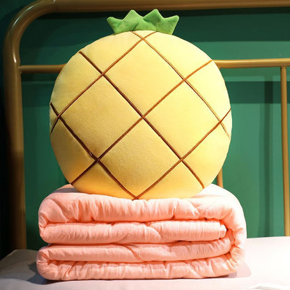 Cozy Portable Folding Travel Blanket Pillow