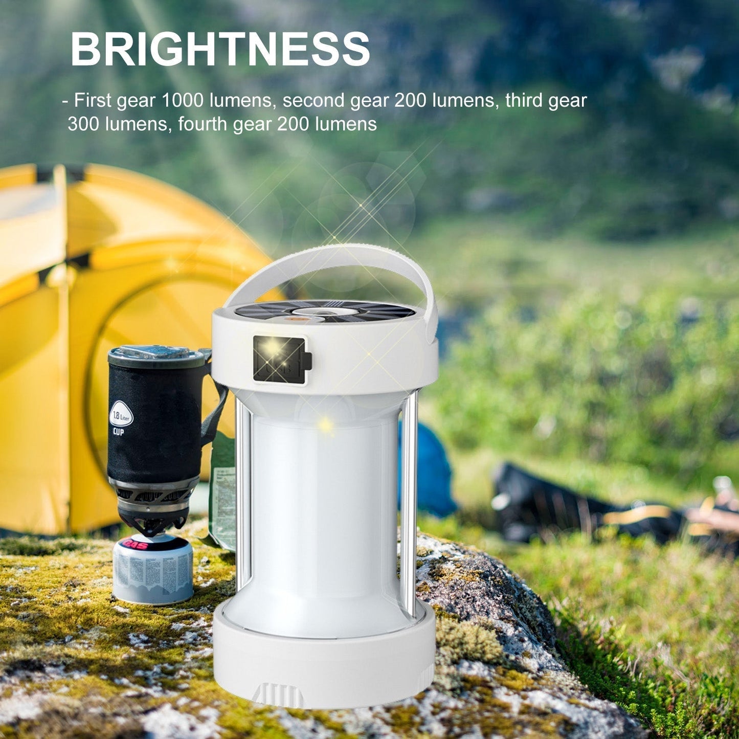 Portable Rechargeable Outdoor Camping Lantern Light