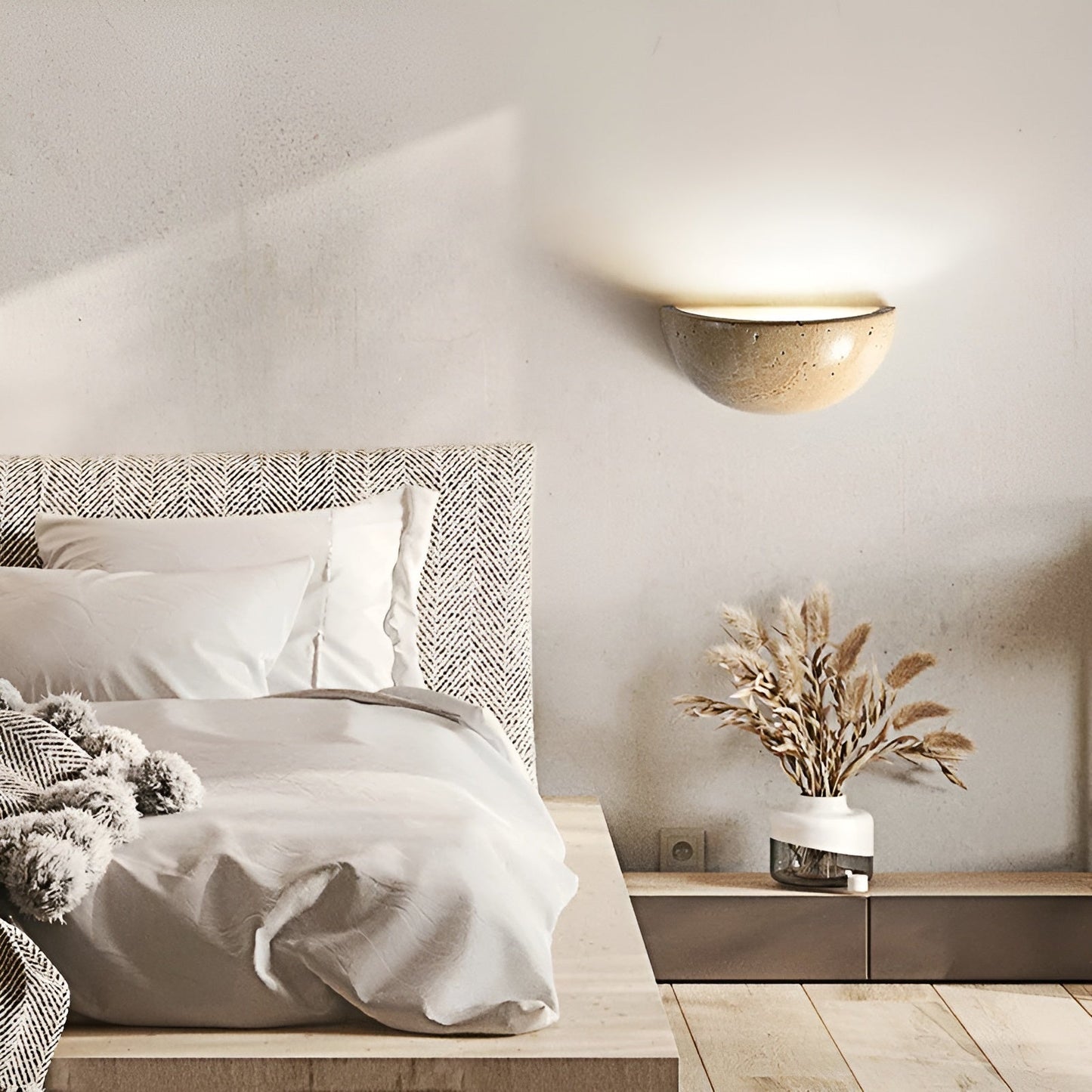 Simple Rustic LED Wall Light - Korzito Lamp