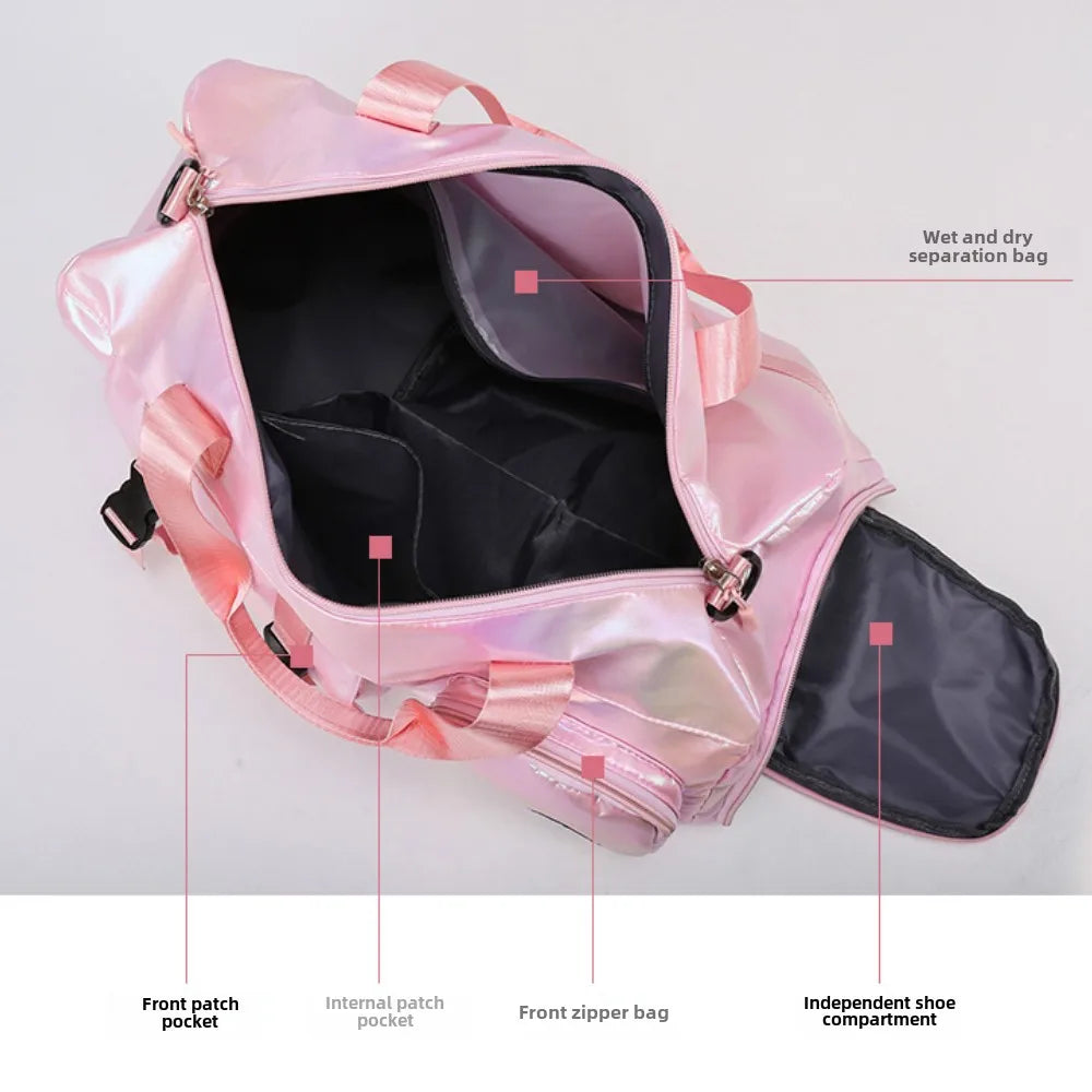 Fashionable Holographic Weekend Travel Bag