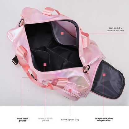 Fashionable Holographic Weekend Travel Bag