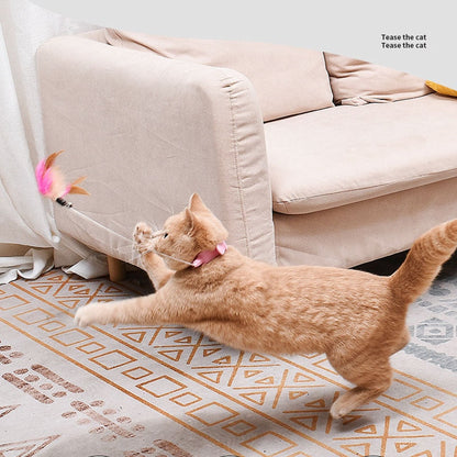 Colorful Feather Teaser Cat Toy