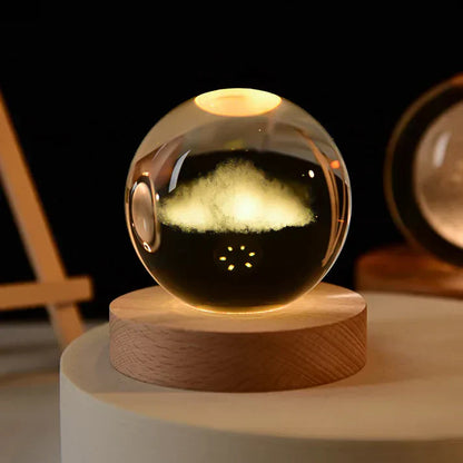 Beautiful Crystal Night Lamp Gift