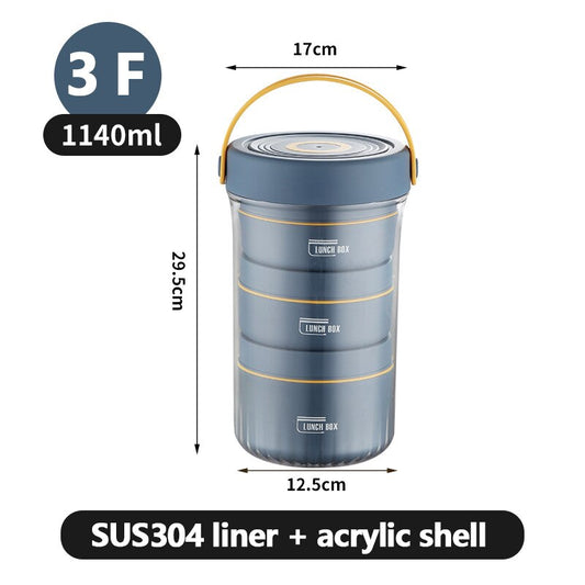 Insulated Spill-Proof Stackable Food Container Box - Fesara