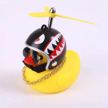 Duck Bike Bell with Safety Helmet