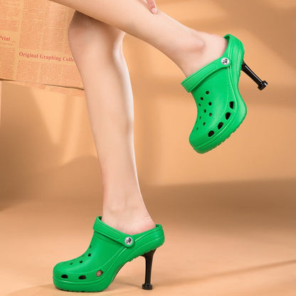 Grip Sole Summer High Heel Beach Sandals
