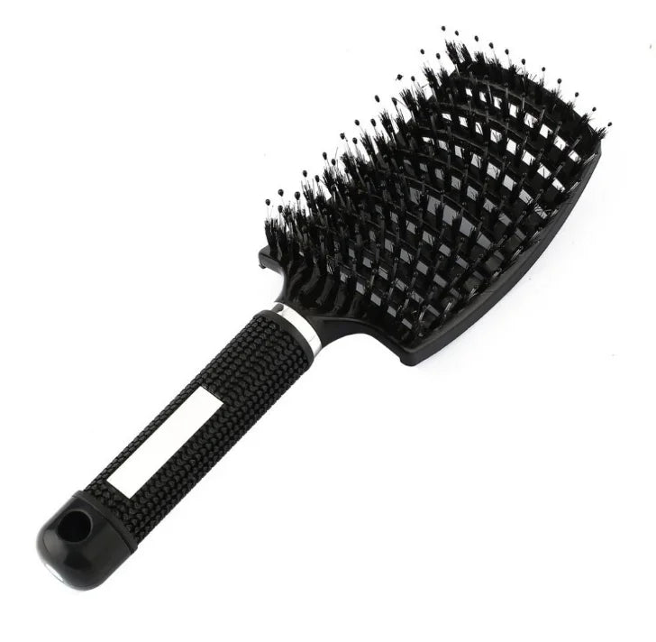 Gentle Detangle Hair Comb - Soft Bristle Brush - Fesara