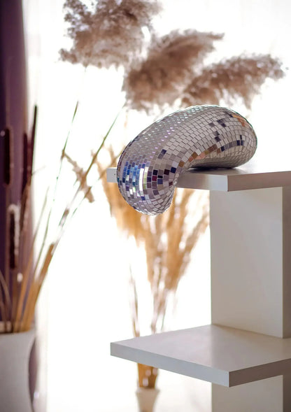 Shiny Disco Ball Wall Hanging – Sparkly Decorative Art