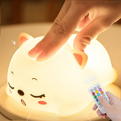 Mini Cute Kitty Night Light Lamp - Fesara