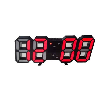 Stylish 3D LED Wall Clock with Dimmer