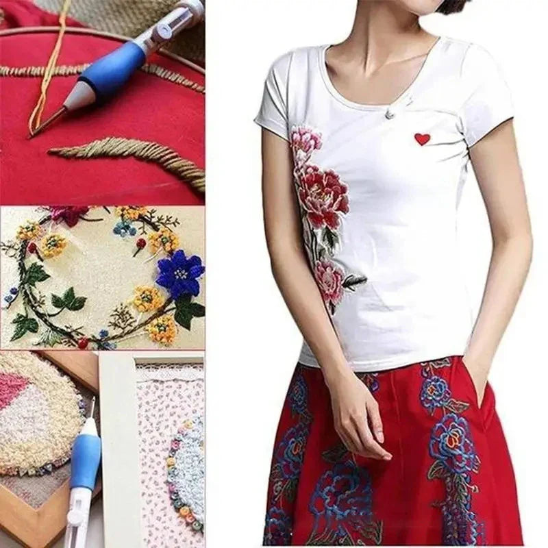 Beginner Friendly Embroidery Kit 8 Piece Set