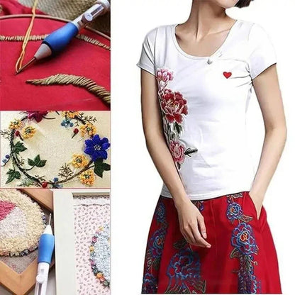 Beginner Friendly Embroidery Kit 8 Piece Set