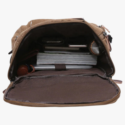 Classic Cotton Daypack with Laptop Sleeve