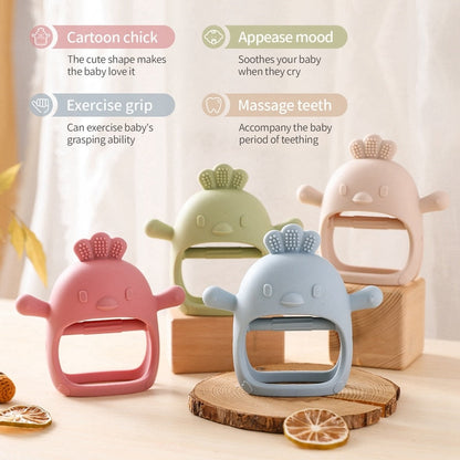 Soft Baby Teething Mitten Gloves