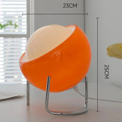 Classic Glass Table Lamp with Warm LED Light