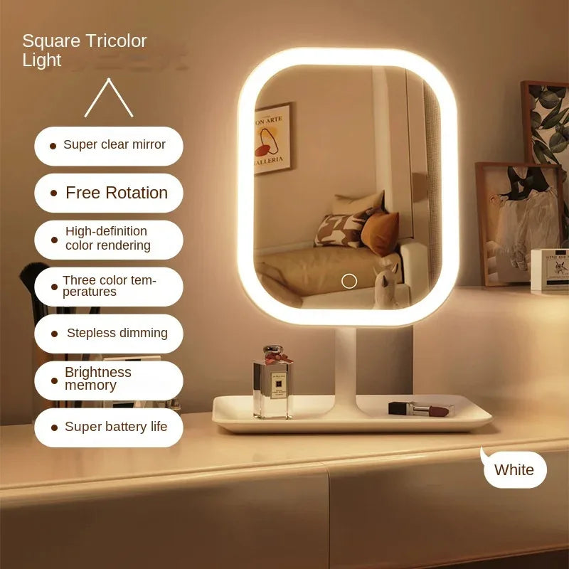 Bright LED Vanity Mirror with 3 Color Modes