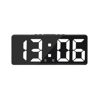 Compact LED Alarm Clock with Night Mode