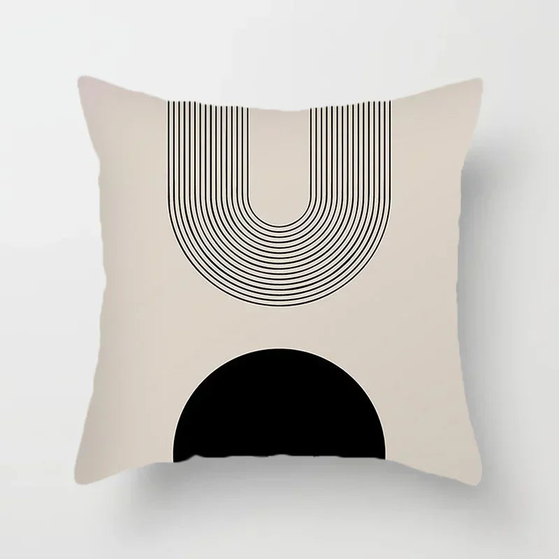 Stylish Geometric Pattern Cushion Cover