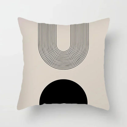 Stylish Geometric Pattern Cushion Cover