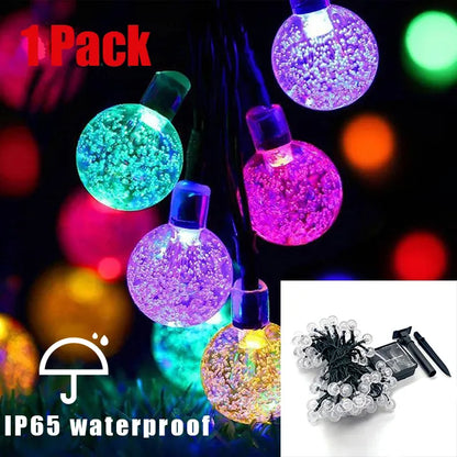 Bright Outdoor Solar Powered String Lights Waterproof
