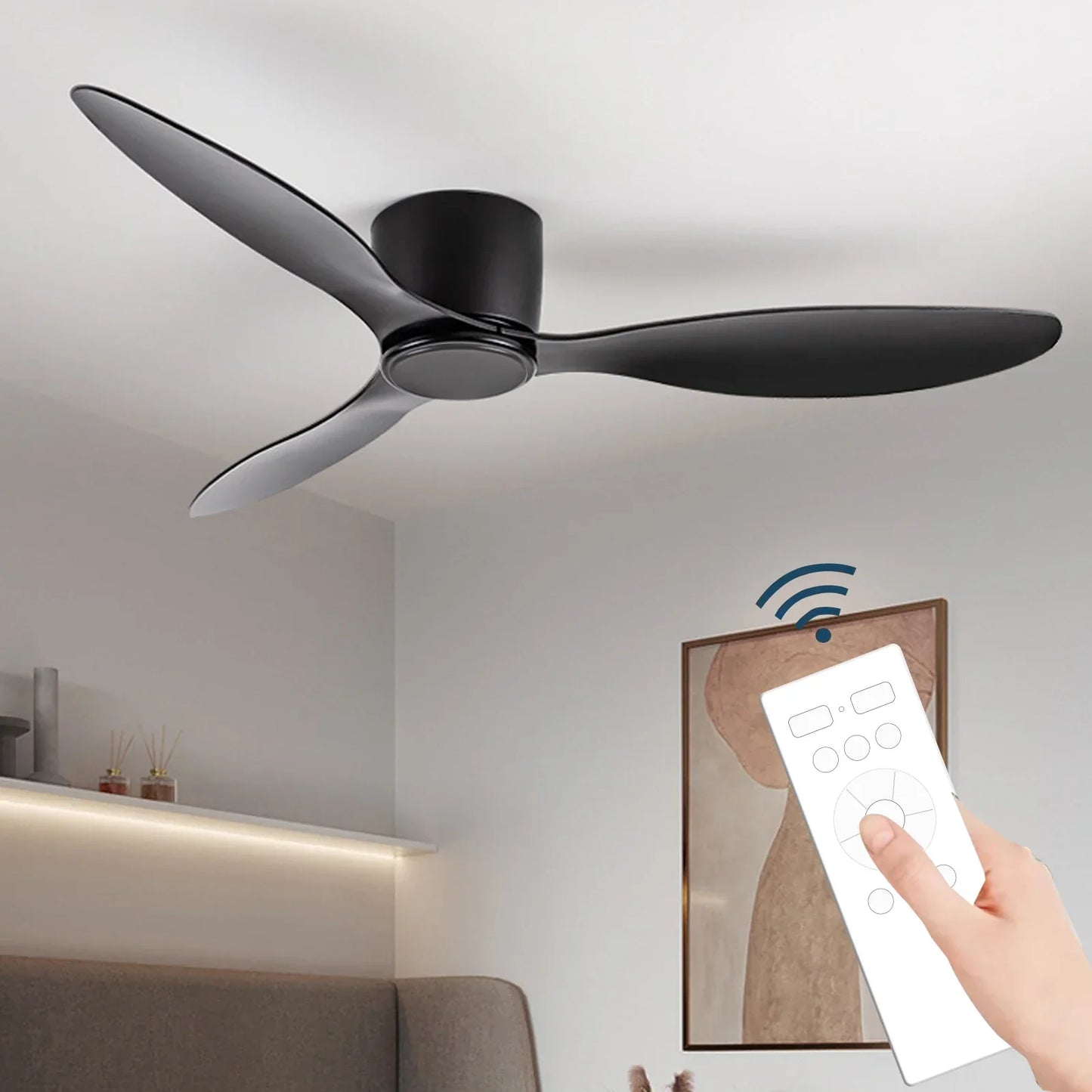 Modern Ceiling Fan Light Fixtures Nordic Style