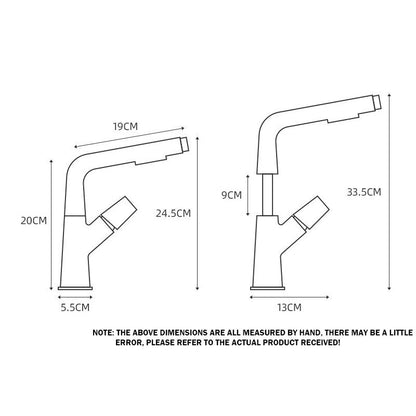 Modern 360 Degree Pull Out Kitchen Faucet
