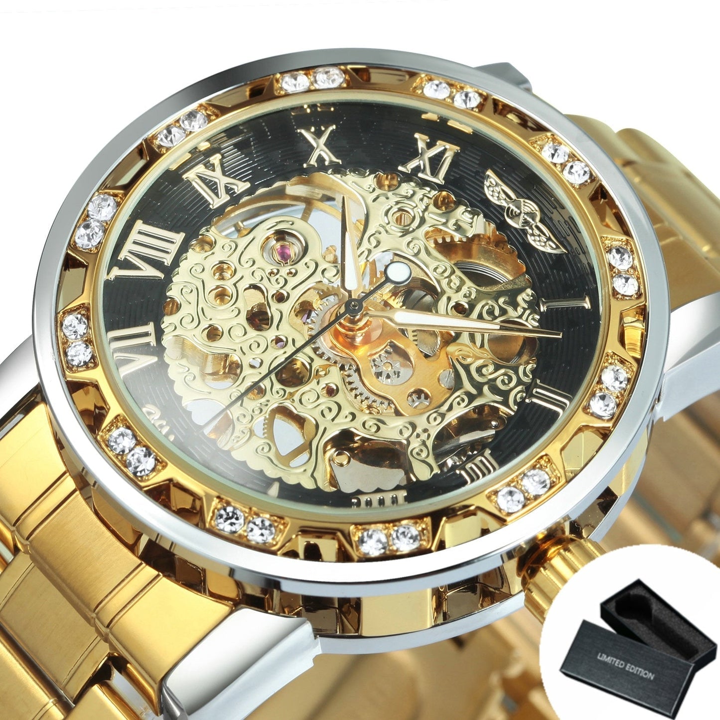 Stylish Mechanical Skeleton Men's Watch