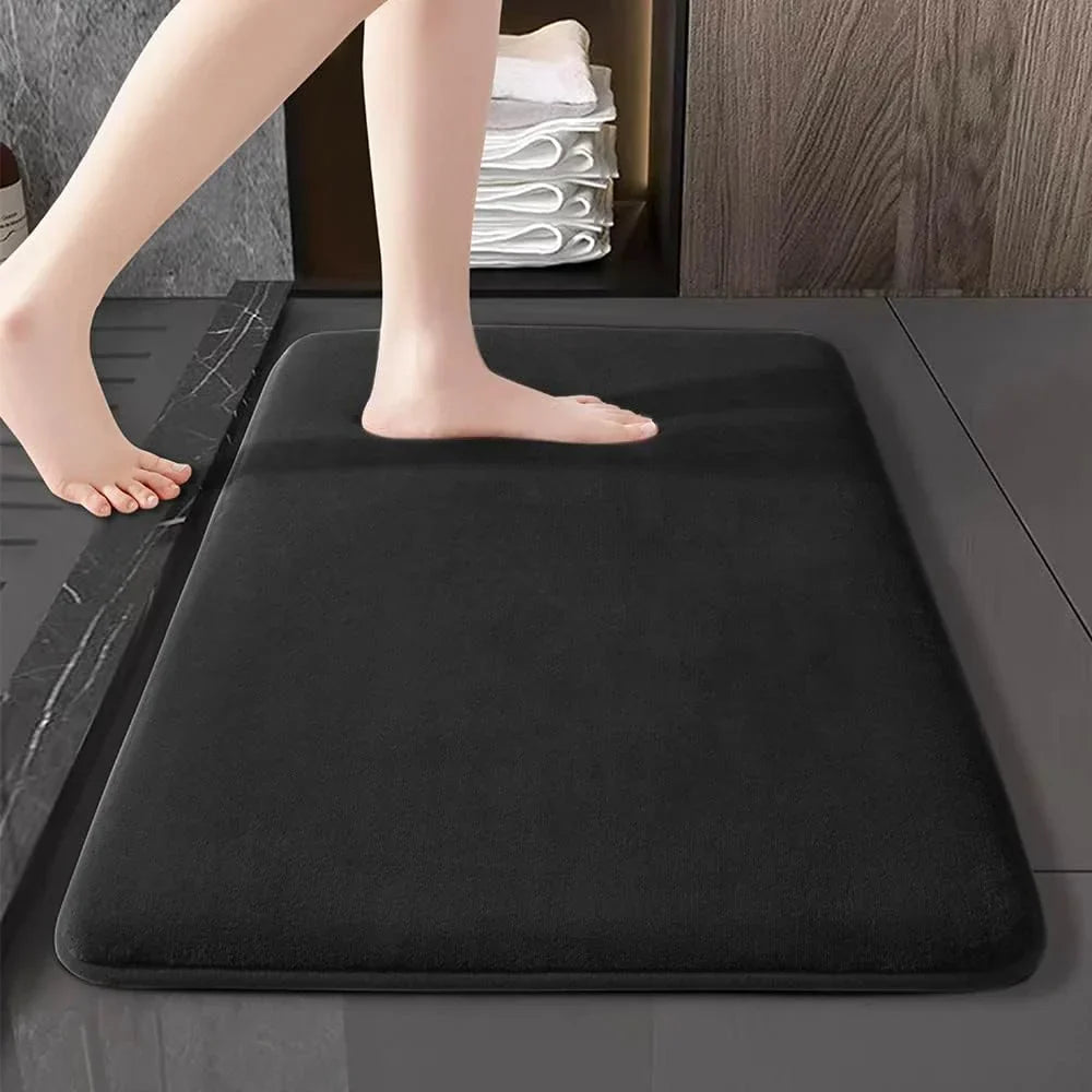 Plush Coral Velvet Anti-Slip Entrance Door Mat