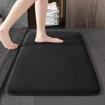 Plush Coral Velvet Anti-Slip Entrance Door Mat