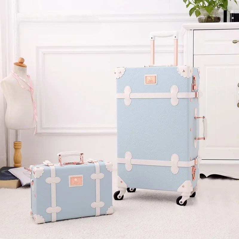 Vintage Style Hardshell Luggage Set Valencia - Fesara