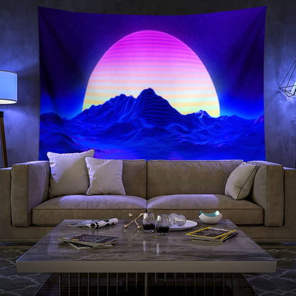 Vibrant Glow Wall Hanging Tapestry