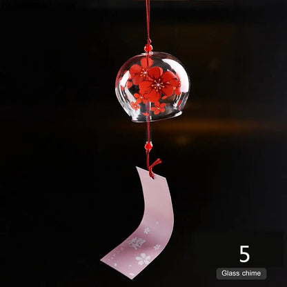 Delicate Glass Wind Chime Pendant