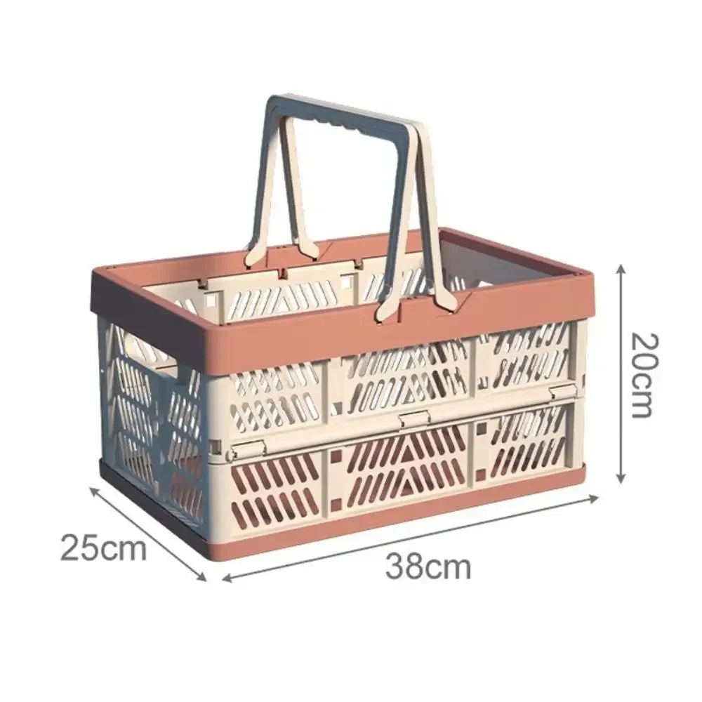 Collapsible Storage Basket with 7kg Weight Capacity - Fesara