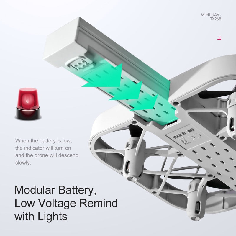 Wi-Fi 360 Degree Rotating Mini Drone Camera Toy - Fesara