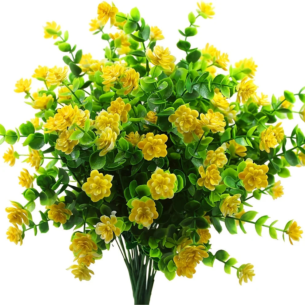 Outdoor Artificial Flower Hanging Basket