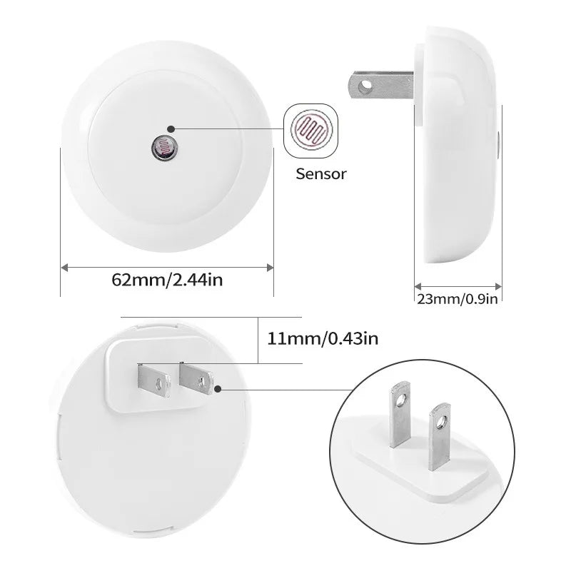 Soft Glow Automatic Plug in Night Light