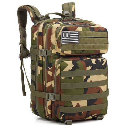 Tactical 45L Hiking Backpack - Durable & Versatile