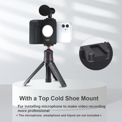 Compact LED Phone Gimbal Stabilizer Mount