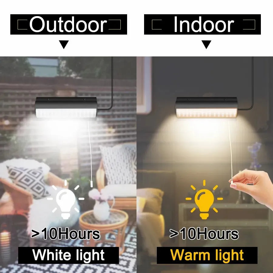 Solar Powered Lamp Outdoor Indoor IP65 Waterproof - Fesara