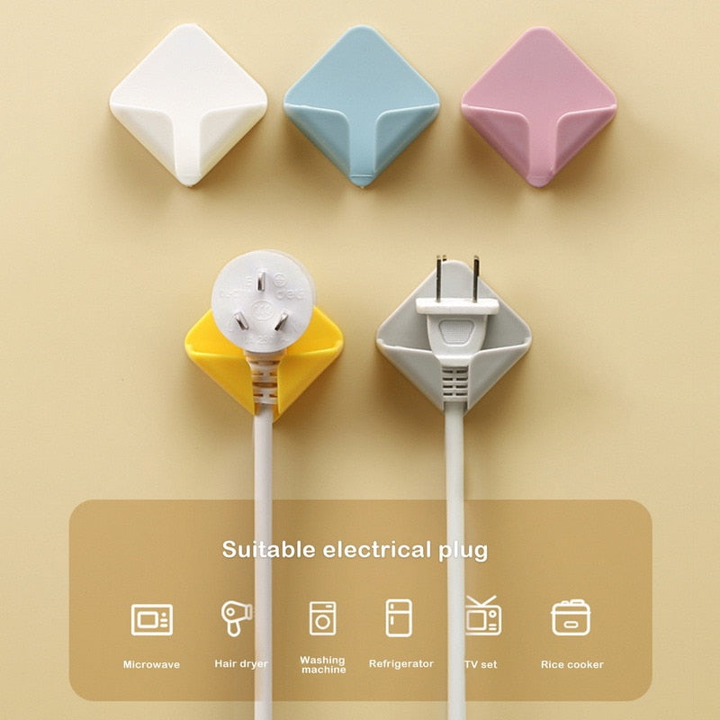Easy Install Adhesive Cable Wall Mount Hook