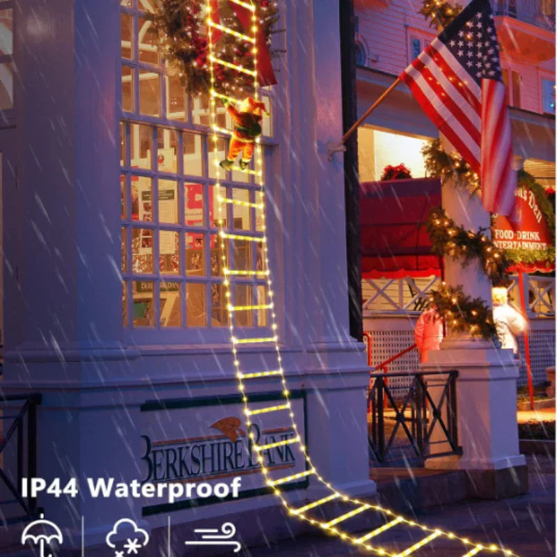 Festive LED Christmas Climber Decoration with 8 Modes