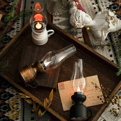 Vintage Style Electric Oil Table Lamp