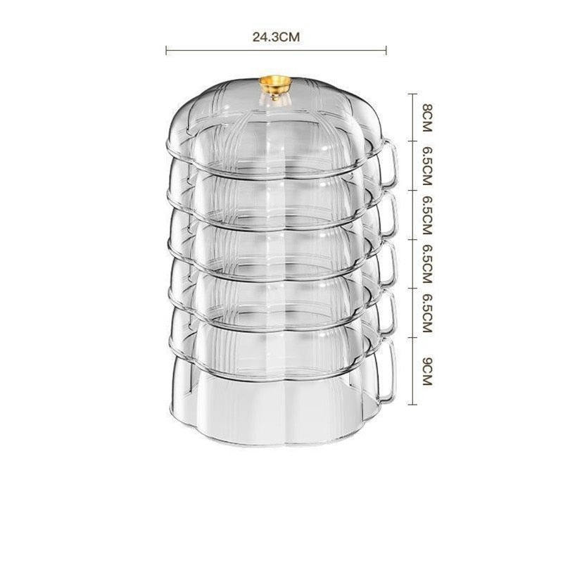 Collapsible Microwave Food Splash Guard