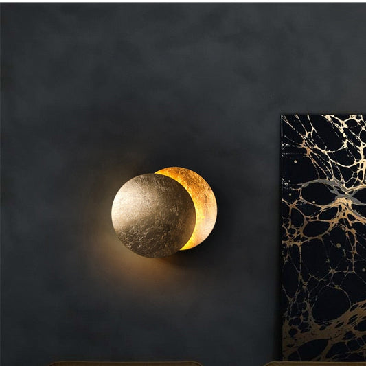 Unique Round Solar Wall Light - Fesara