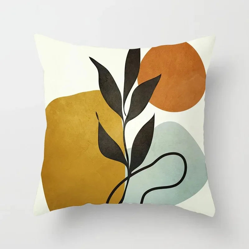 Soft Floral Pillow Cover for Home Decor
